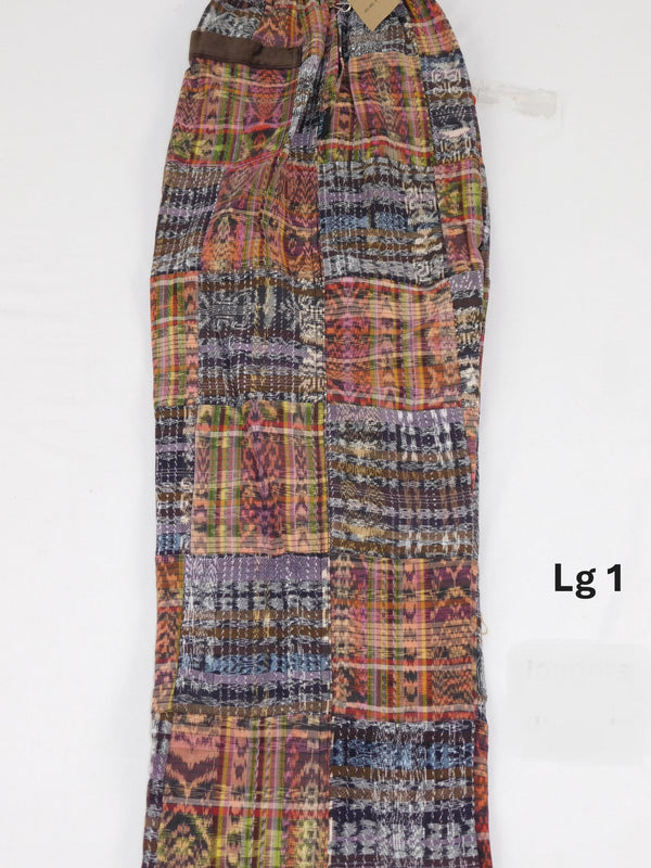 タグ付✨Eaphi cotton lace patchwork pants Hippie Patchwork Pants, Organic Cotton Harem Trousers