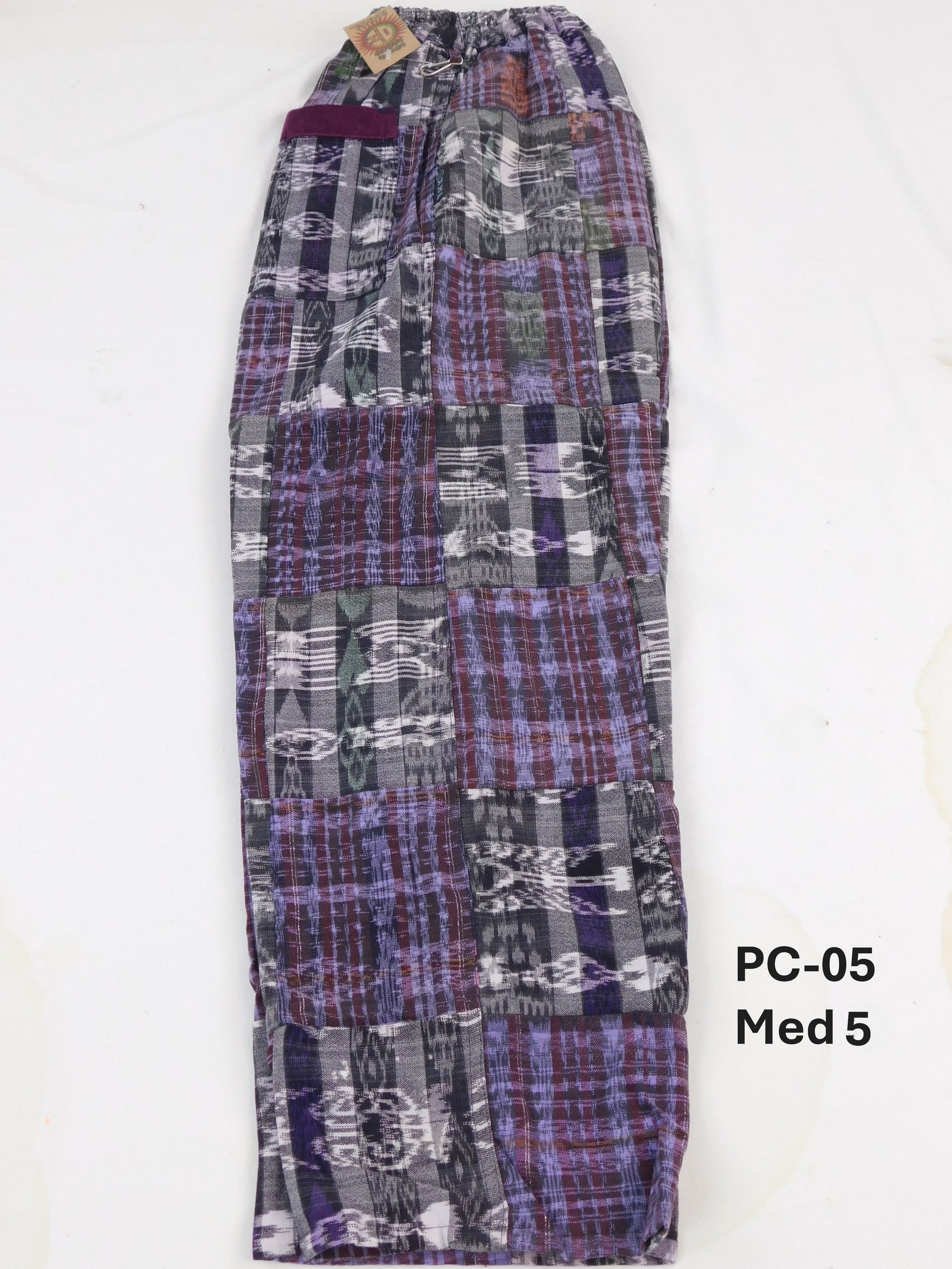 タグ付✨Eaphi cotton lace patchwork pants POL-Light-Wash-Floral-