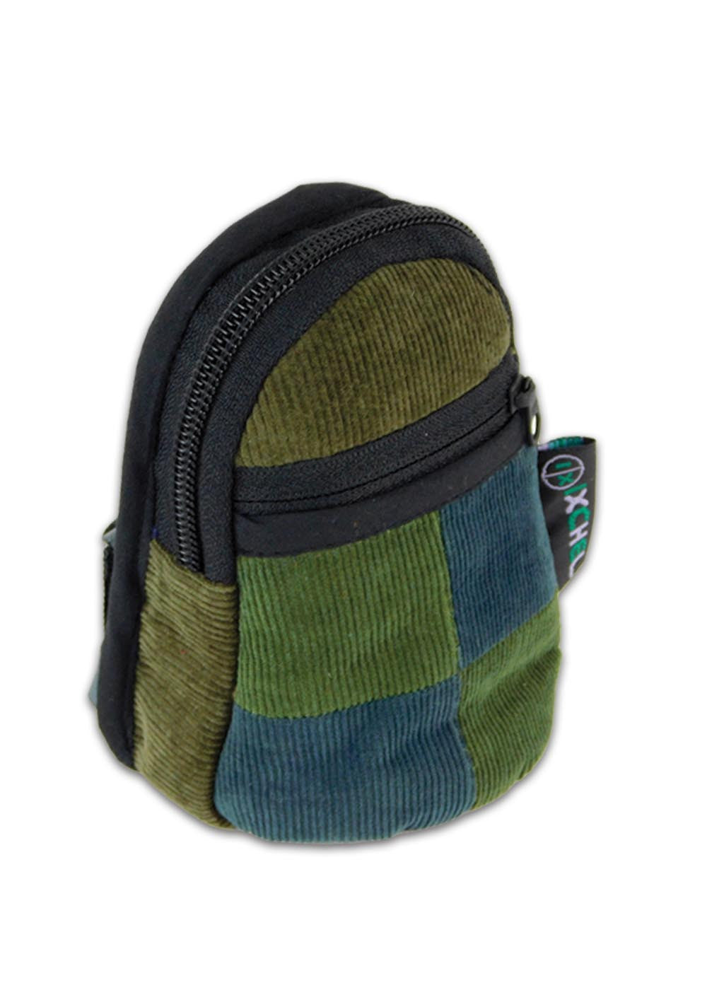 Patchwork Micro Backpack in corduroy- large