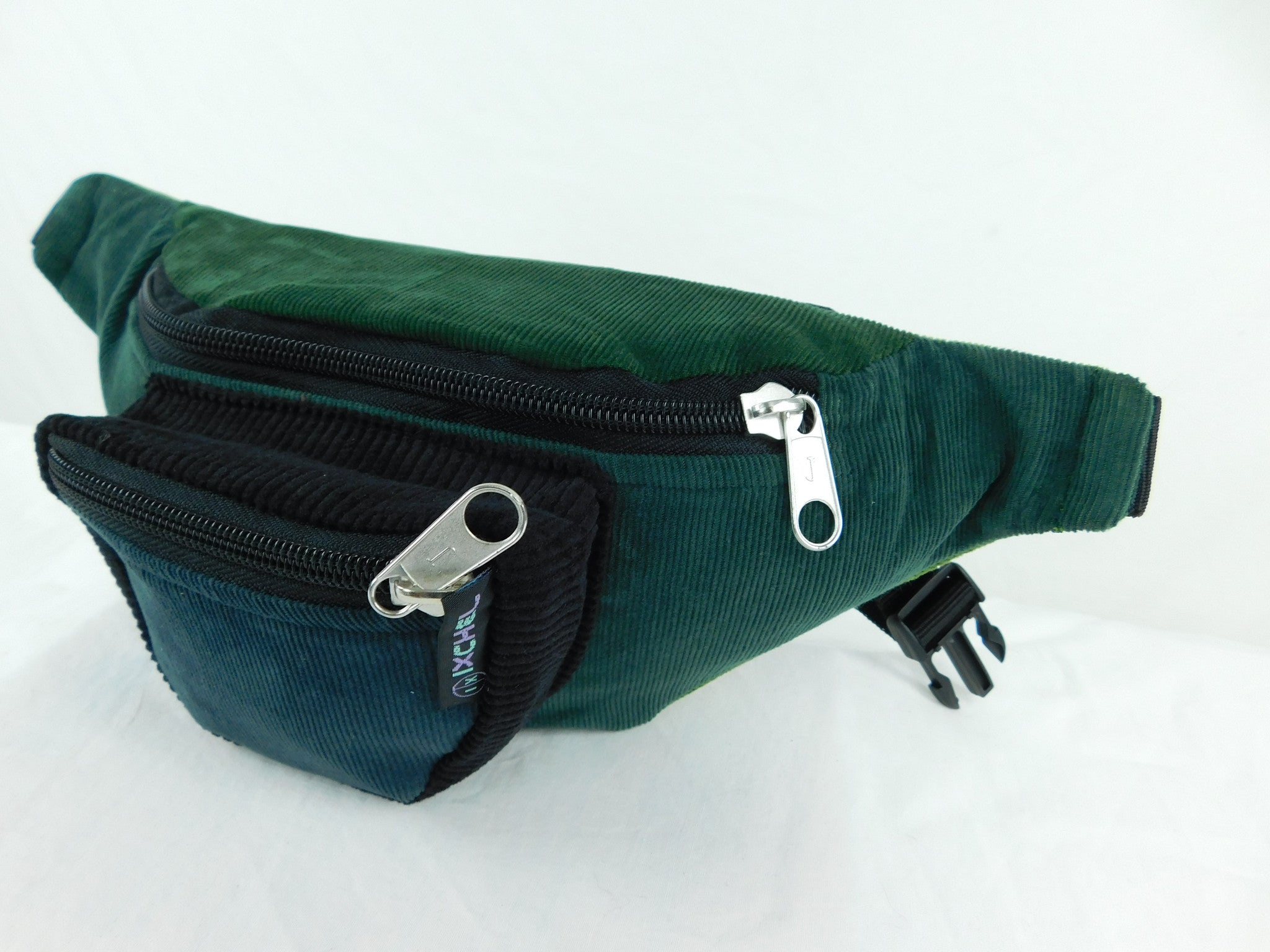 Corduroy Bumbag / Forest Green Dark Green / Bum Bag Belt 