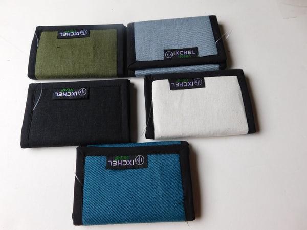 3-Fold Hemp Wallet - Ixchel, Inc. - Handmade Apparel and