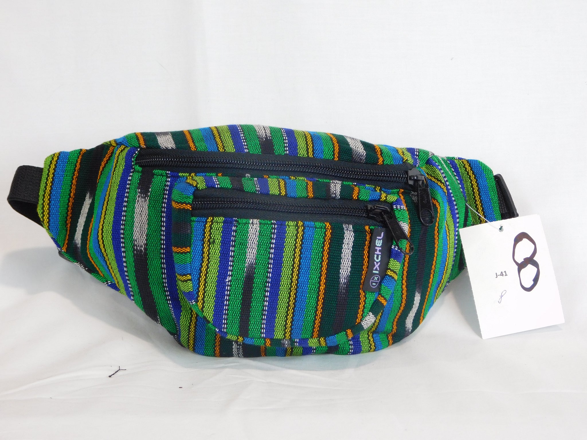 3 pocket fanny pack in native Ikat
