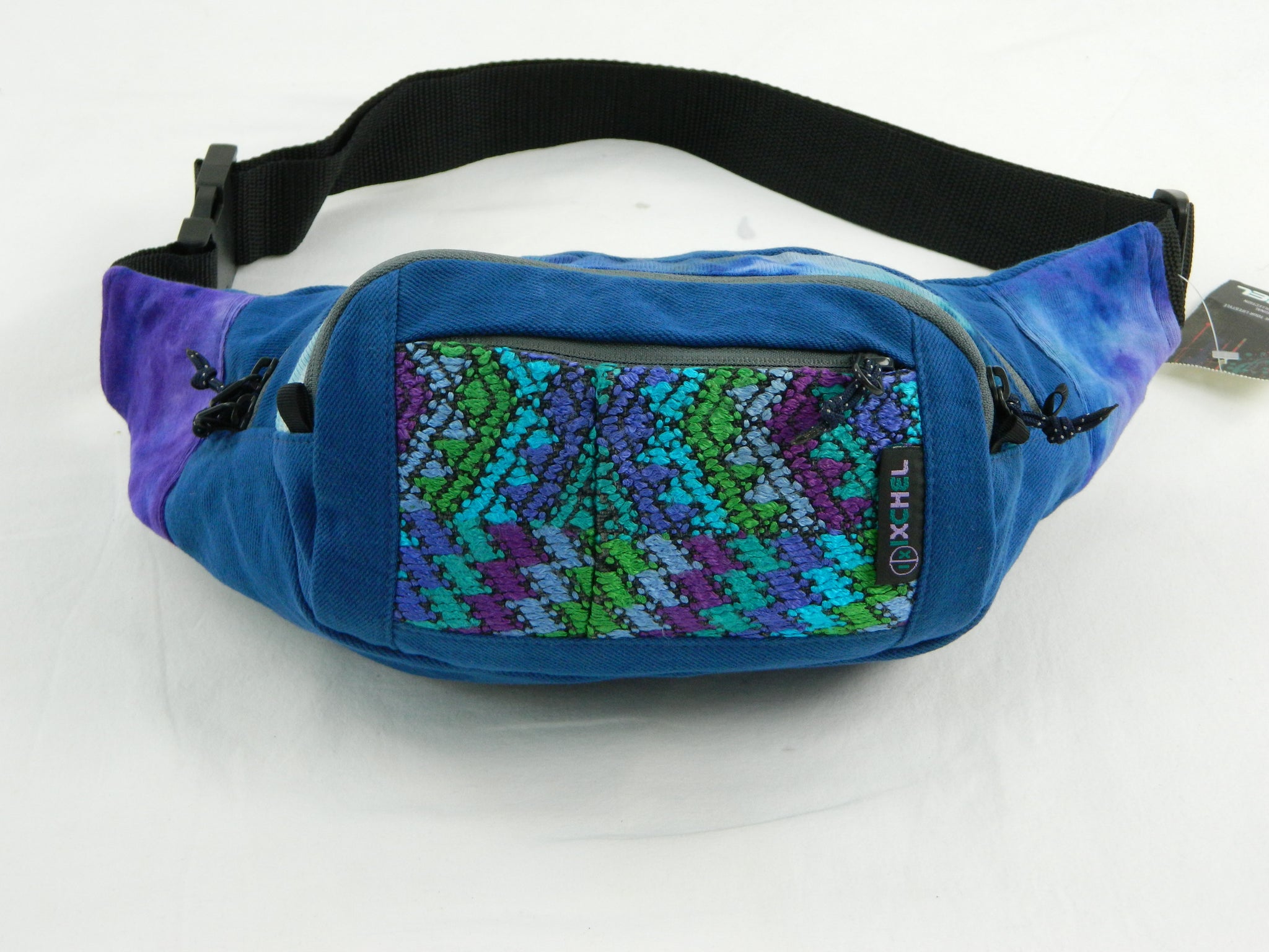 Extra Large 3 Pocket Waist Pack in Tie Dye