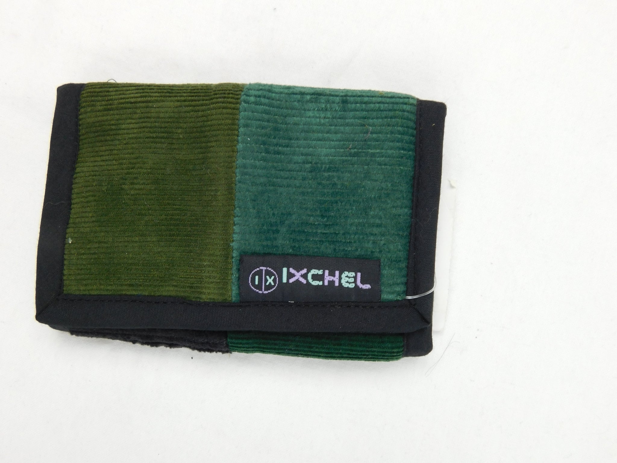 3-Fold Patchwork Corduroy Wallet