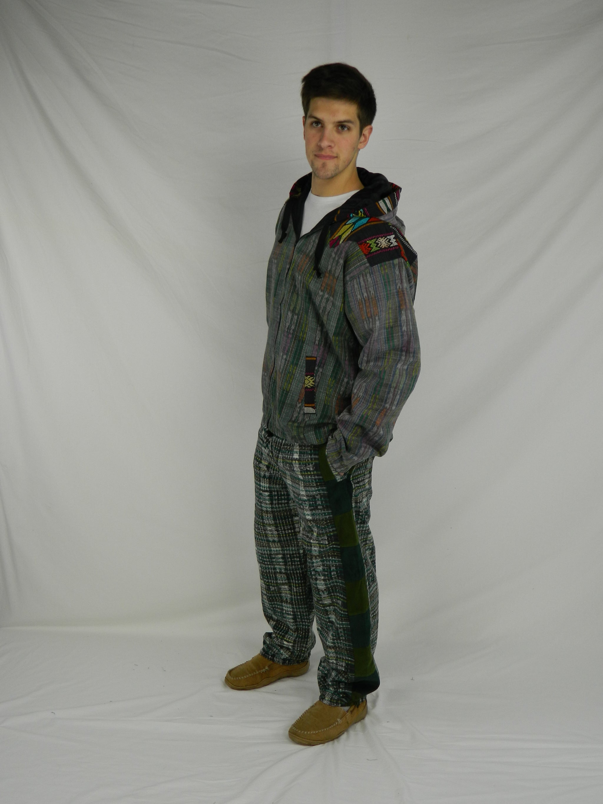 Hand Woven Snowboard Patchwork Pants