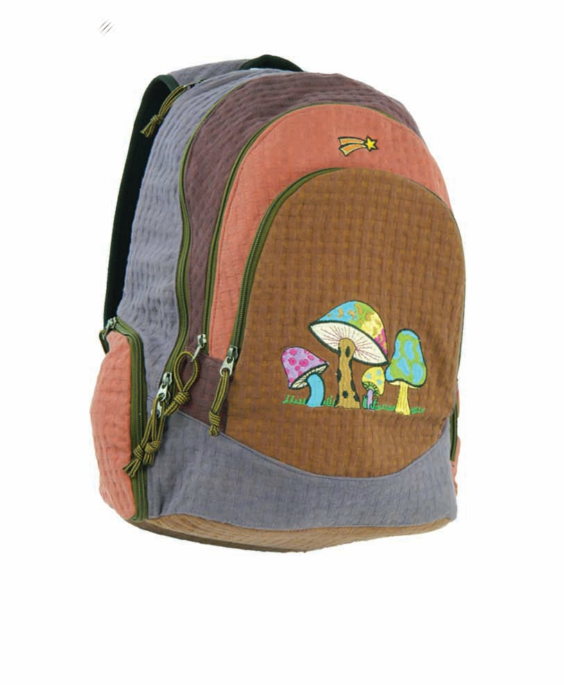 Super Daypack with Mushroom embroidery