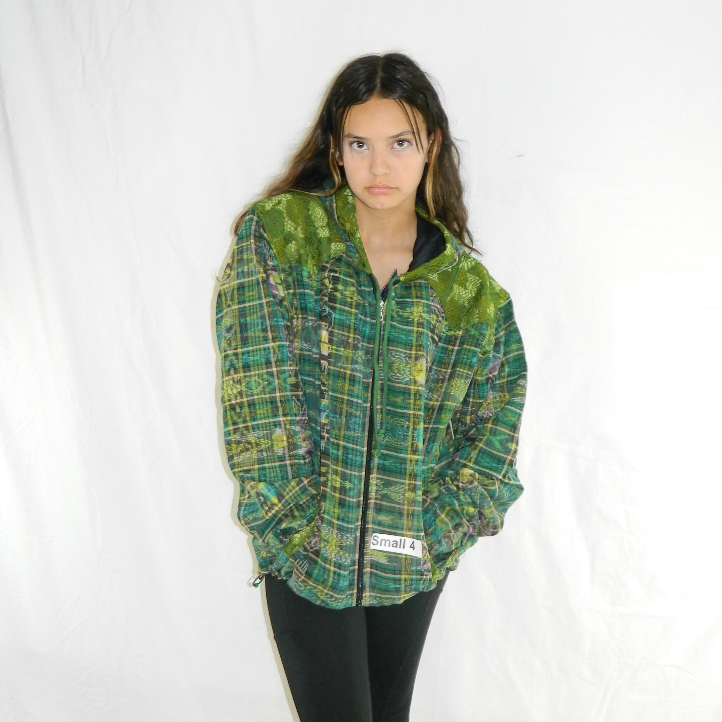 ジャケット・アウター CoiWIRROW / Banboo linen  over coat Hand-Woven Hooded Jacket with Hand-Brocaded Accents - Ixchel