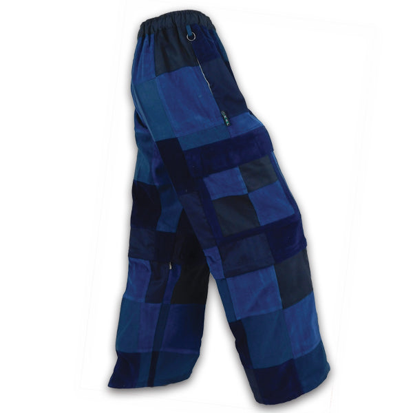 Zip Off Cargo Patchwork Pants - Ixchel, Inc. - Handmade